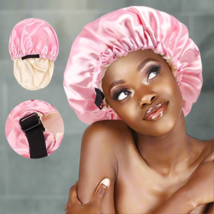Bonnet satin réglable