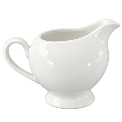 Pot à lait blanc sur pied